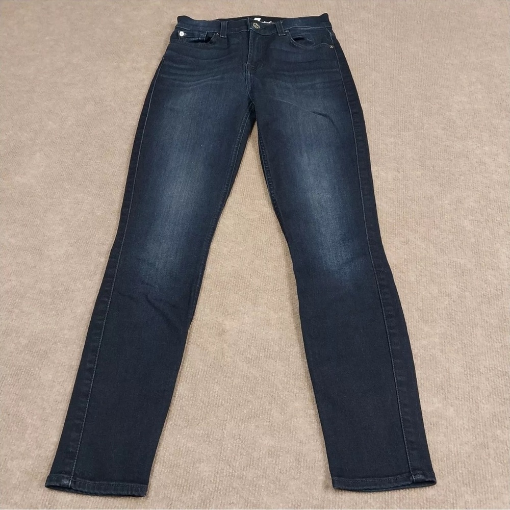 7 For All Mankind Womens Size 26 Denim Ankle Gwenevere High Waist Skinny Jeans